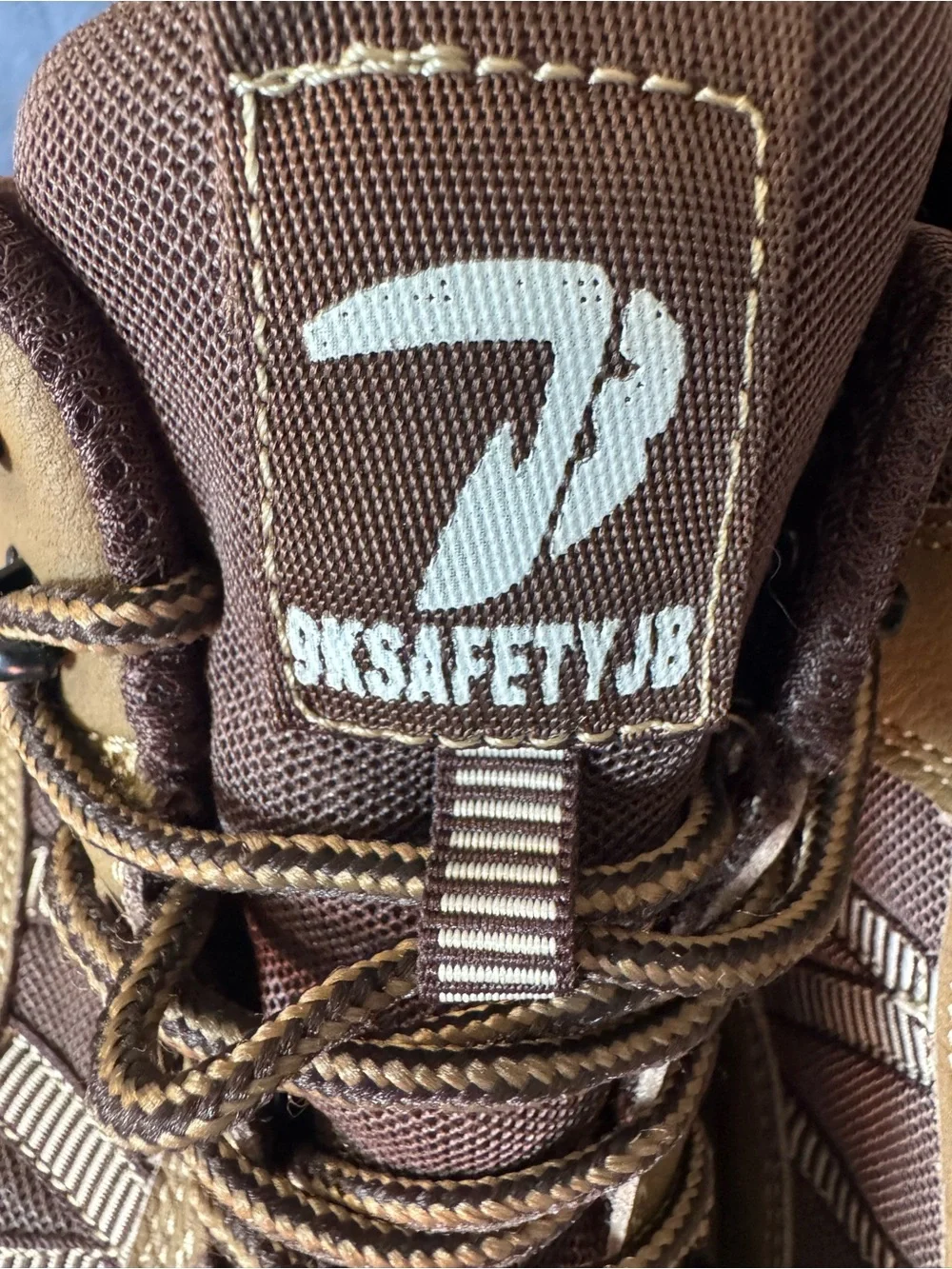 DKSAFETY JB Steel Toe Work Boots Size 48 (EU) / Men's 13-14 Brown